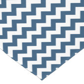 Navy Zigzag, Zickzack, Marine, geometrisches Muste Mittelgroßer Tischläufer (Ecke)