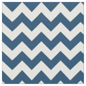 Navy Zigzag, Zickzack, Marine, geometrisches Muste Stoff (Nahaufnahme)