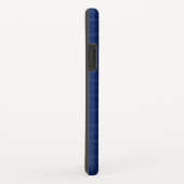 Navyblau-graues Karo Case-Mate iPhone Case (Hinten/Rechts)