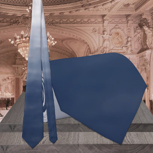 Navyblaue bis staubblaue Ombre-Hochzeit Krawatte