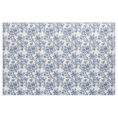 Navyblaue Blumenranken-Toile Stoff (Yard (91,4 cm))