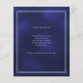 Navyblaue Monogramm-Hochzeit zum kleinen Preis Sav Flyer (Hinten)