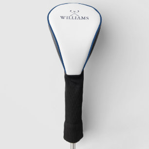 Navyblaue personalisierte Golfschläger mit Namen Golf Headcover