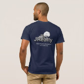 Navyblaue Tri-Blend T-Shirt (Schwarz voll)