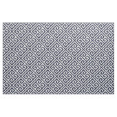 Navyblauer griechischer Schlüssel großformatig Stoff (Yard (91,4 cm))