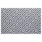 Navyblauer griechischer Schlüssel großformatig Stoff (Fat Quarter (45,7 x 55,9 cm))