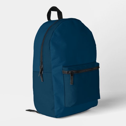 Navyblauer Rucksack (Rückseitige Ecke links)