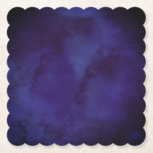 Navyblaues Design-Set für Untersetzer (Vorderseite)