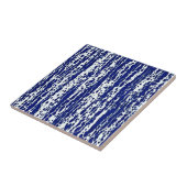 Navyblaues Muster Fliese (Seite)