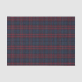 Navyblaues und burgunderrotes Karopapier Seidenpapier