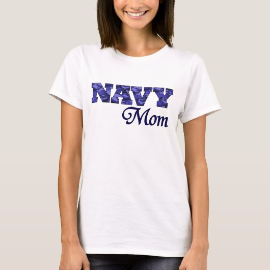 navymom speghetti Bügel T-Shirt (Vorderseite)