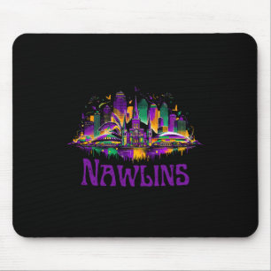 Nawlins New Orleans Stadtbild Mardi-gras Souvenir Mousepad