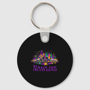 Nawlins New Orleans Stadtbild Mardi-gras Souvenir Schlüsselanhänger