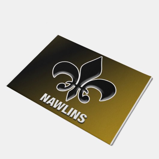 Nawlins Tür-Matte Fußmatte (Schrägansicht)