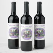 Nawlins Wein Etikett (Flaschen)