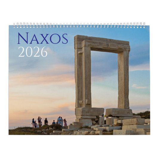 Naxos 2026 Griechischer Inselkalender Kalender (Titelbild)