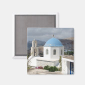 Naxos Greek Church Architecture Magnet (Vorderseite/Rückseite)