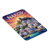 Naxos Greek Islands Travel Magnet (Rechte Seite)