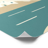 Naxos Griechenland Minimalistisch Poster (Ecke)