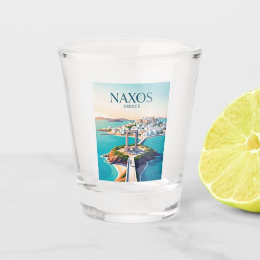 Naxos Griechenland Schnapsglas (Vorderseite)