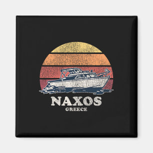 Naxos Griechenland Vintage Booten 70er Retro Boots Magnet