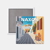 Naxos Griechische Inseln Reisen Magnet (Vorderseite/Rückseite)