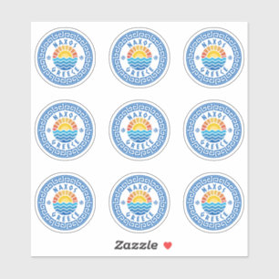 Naxos Island, Griechenland Mehrfachpackkleber Aufkleber