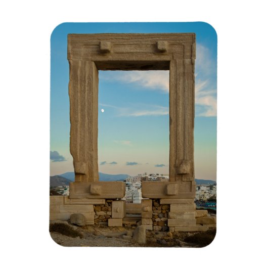 Naxos Portara Fridge Magnet (Vertikal)