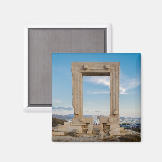 Naxos Portara Magnet (Vorderseite/Rückseite)