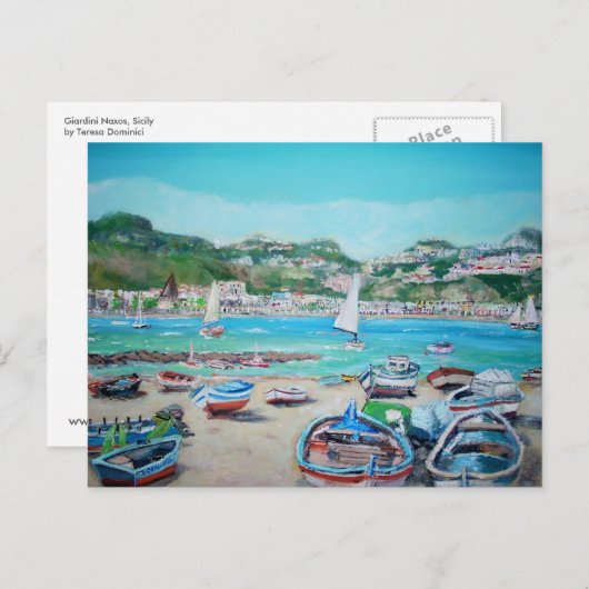 Naxos - Postkarte (Vorne/Hinten)