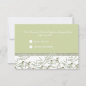 Naxos Response Card RSVP Karte (Vorderseite)