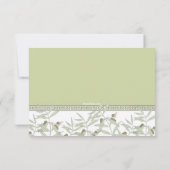 Naxos Response Card RSVP Karte (Rückseite)