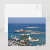 Naxos Town Postkarte (Vorne/Hinten)