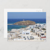 Naxos Town Postkarte (Vorne/Hinten)