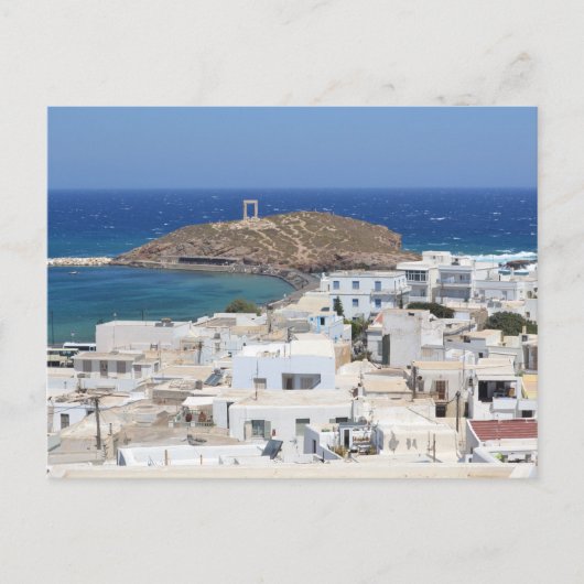 Naxos Town Postkarte (Vorderseite)