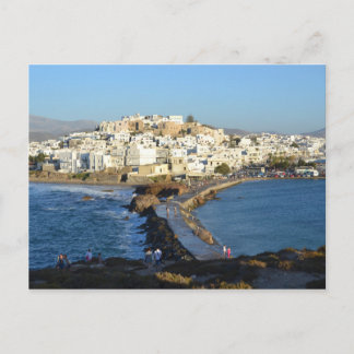 Naxos Town Postkarte