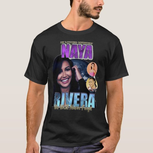 Naya Rivera Erholung in Peace RIP Gedenkgeschenk K T-Shirt (Vorderseite)