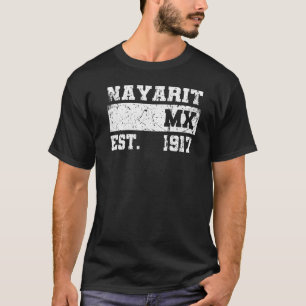 Nayarit Mexico Est 1917 Retro Vintag erschüttert T-Shirt