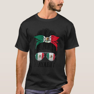Nayarit Mexico Pride Mexican Flag Staat T Shirt
