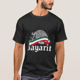 Nayarit Mexico - Puro Nayarit Flag Eagle T-Shirt