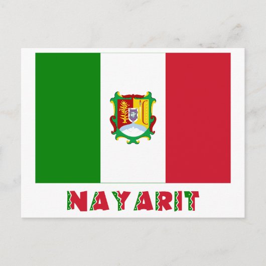 Nayarit Unofficial Flag Postkarte (Vorderseite)