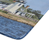 Nayatt Point Lighthouse Rhode Island Cutting Board Schneidebrett (Ecke)