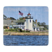 Nayatt Point Lighthouse Rhode Island Cutting Board Schneidebrett (Vorderseite)