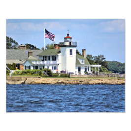 Nayatt Point Lighthouse, Rhode Island Foto Print