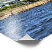 Nayatt Point Lighthouse, Rhode Island Foto Print (Ecke)