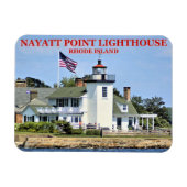 Nayatt Point Lighthouse, Rhode Island Magnet (Horizontal)