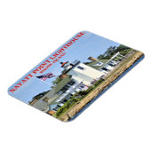 Nayatt Point Lighthouse, Rhode Island Magnet (Linke Seite)