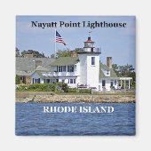 Nayatt Point Lighthouse, Rhode Island Magnet (Vorne)