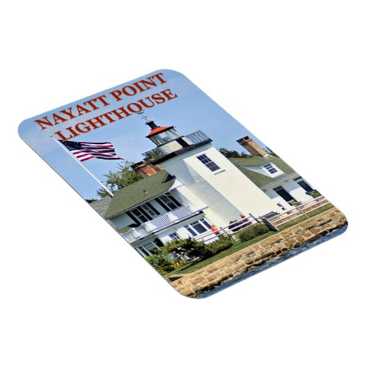 Nayatt Point Lighthouse, Rhode Island Magnet (Rechte Seite)