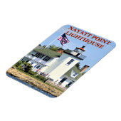 Nayatt Point Lighthouse, Rhode Island Magnet (Linke Seite)